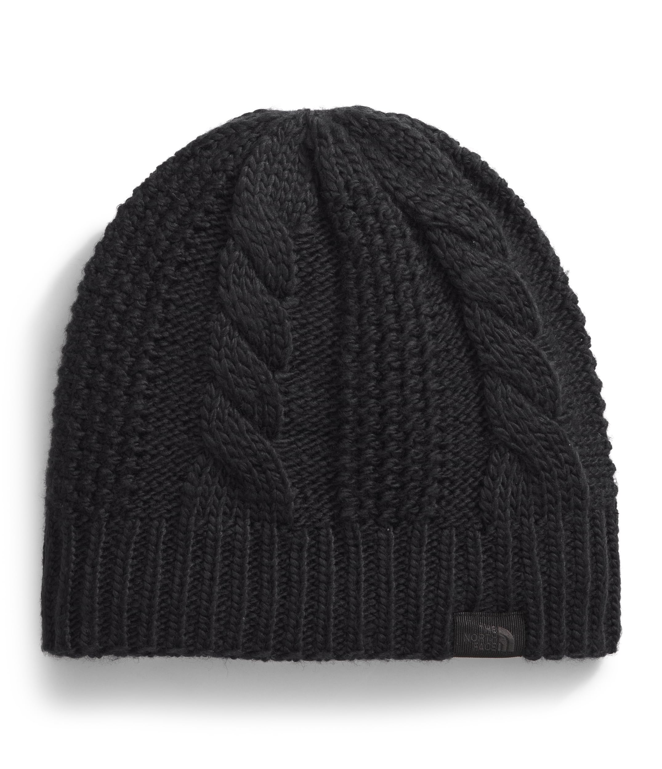 THE NORTH FACE Women's Oh Mega Beanie | Deep Fit, Cuffed Winter Hat with Soft Cable Knit Texture & Fleece Lining